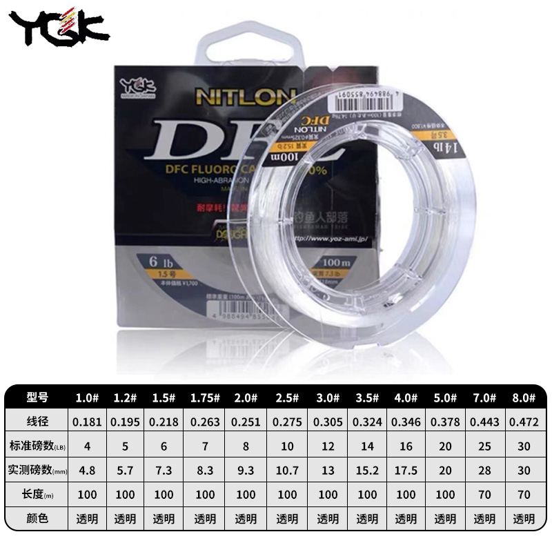 YGK Original DFC Carbon Line O - Copolymer Line ulasan dan harga