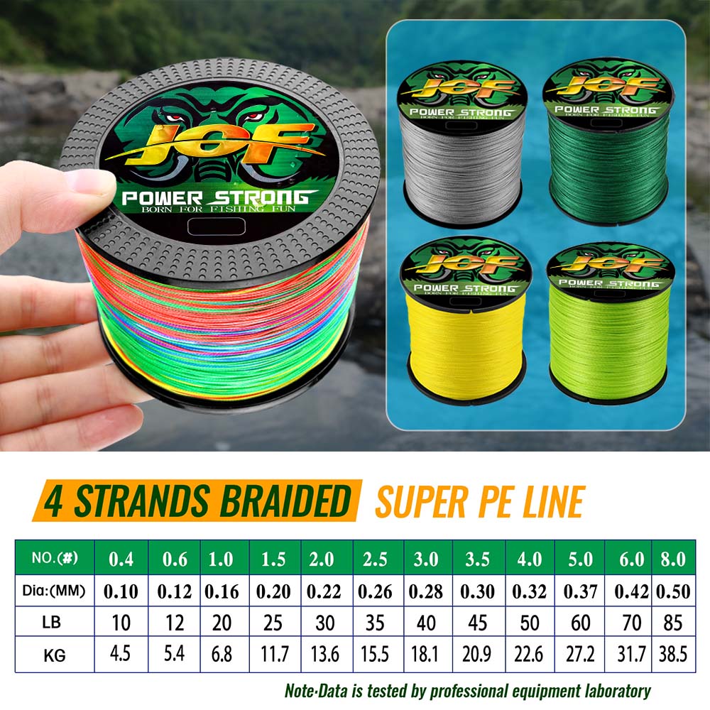 JOF 4 Strands Fishing Line 300 - Copolymer Line ulasan dan harga