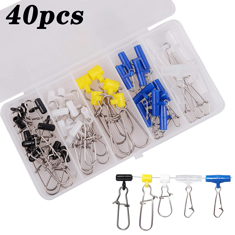 40Pcs Fishing line Sinker Slid - Monofilament Line ulasan dan harga